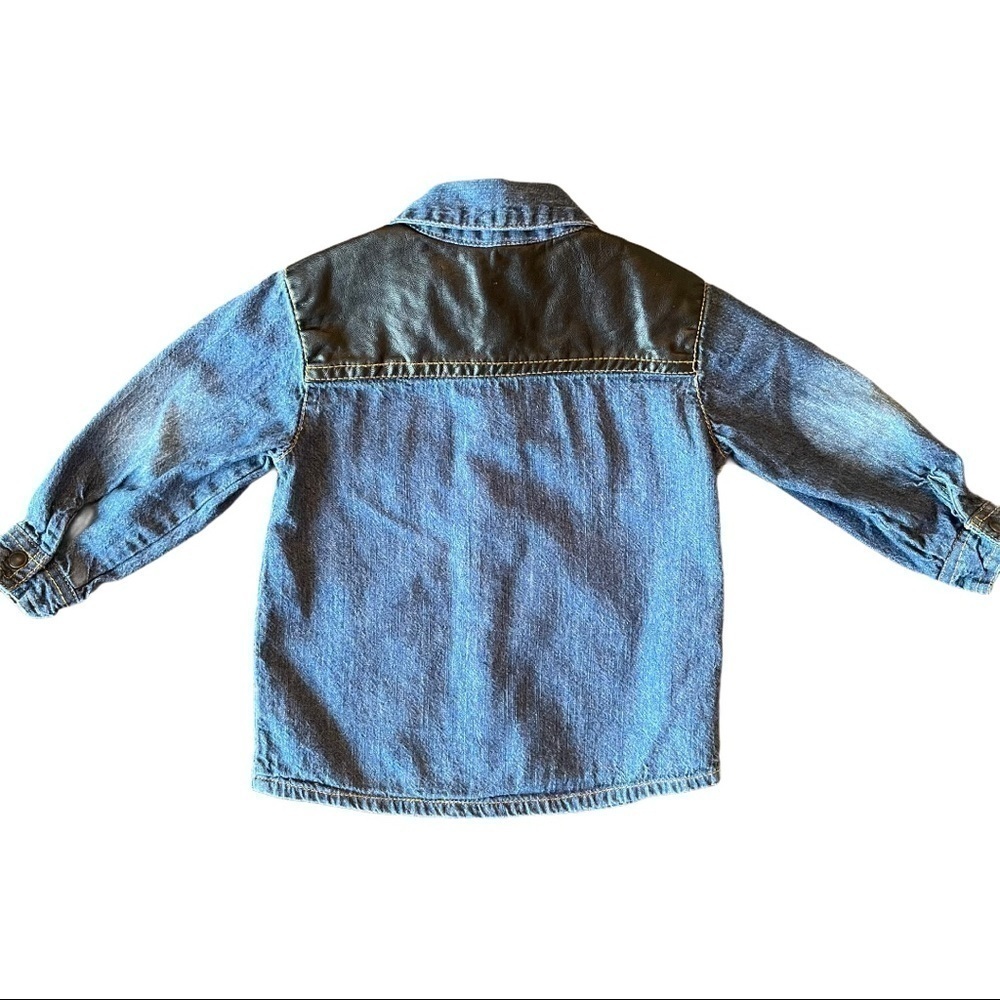 Kardashian Kids Distressed Denim Shirt - Picture 2 of 4